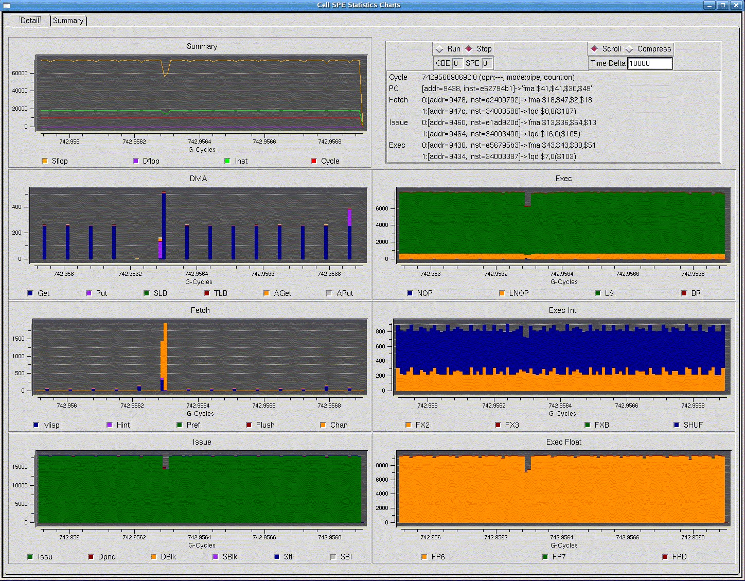 debug controls